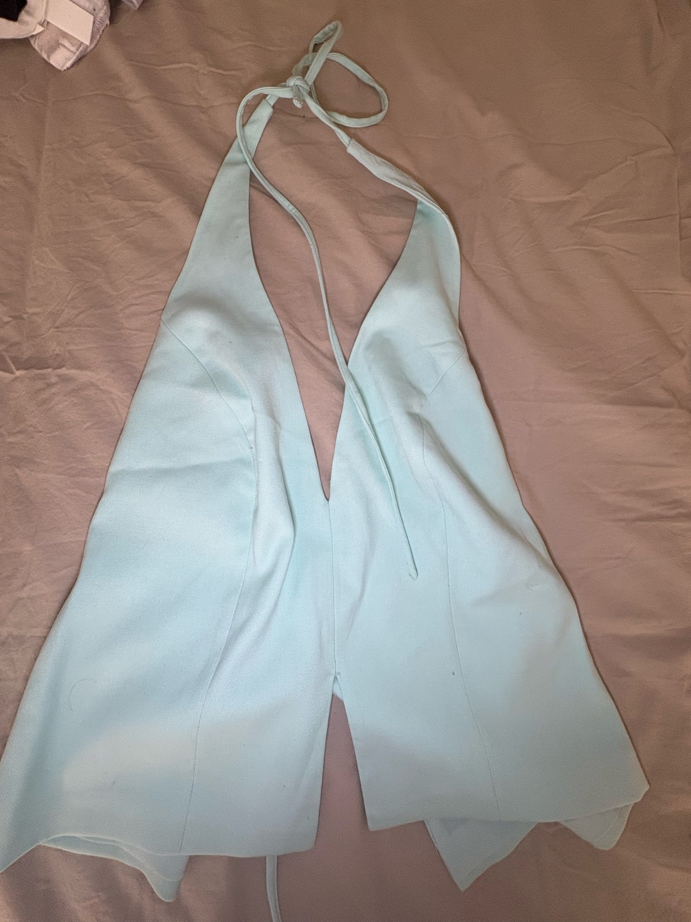 Abercrombie & Fitch Light Blue Halter Romper